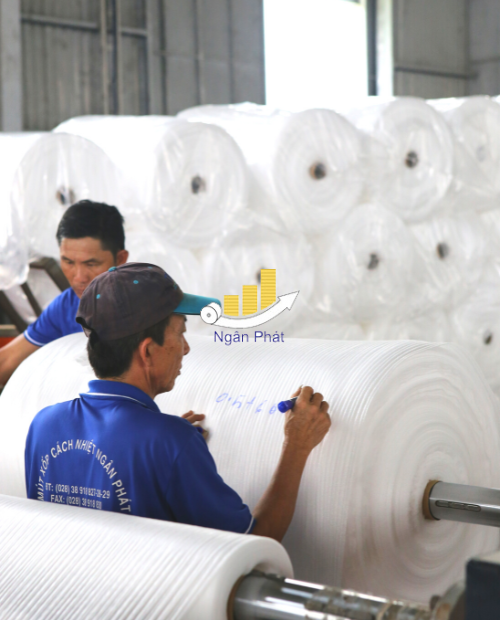 Mút xốp PE Foam 50mm x 1,05m x 25m